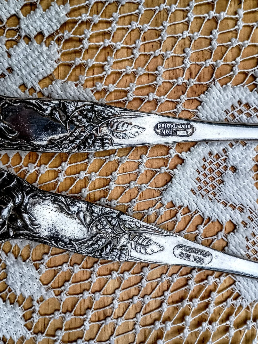 Ornate Silver Plate,Set. Cake Server Lrg Pie Server William Adams.2 Side Engrave